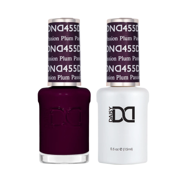 DND DC Gel & Lacquer Duo Plum Passion #455