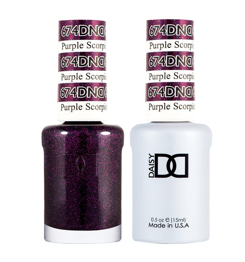 DND DC Gel & Lacquer Duo Purple Scorpio #674
