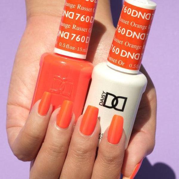 DND DC Gel & Lacquer Duo Russet Orange #760
