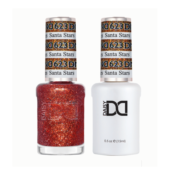 DND DC Gel & Lacquer Duo Santa Stars #623