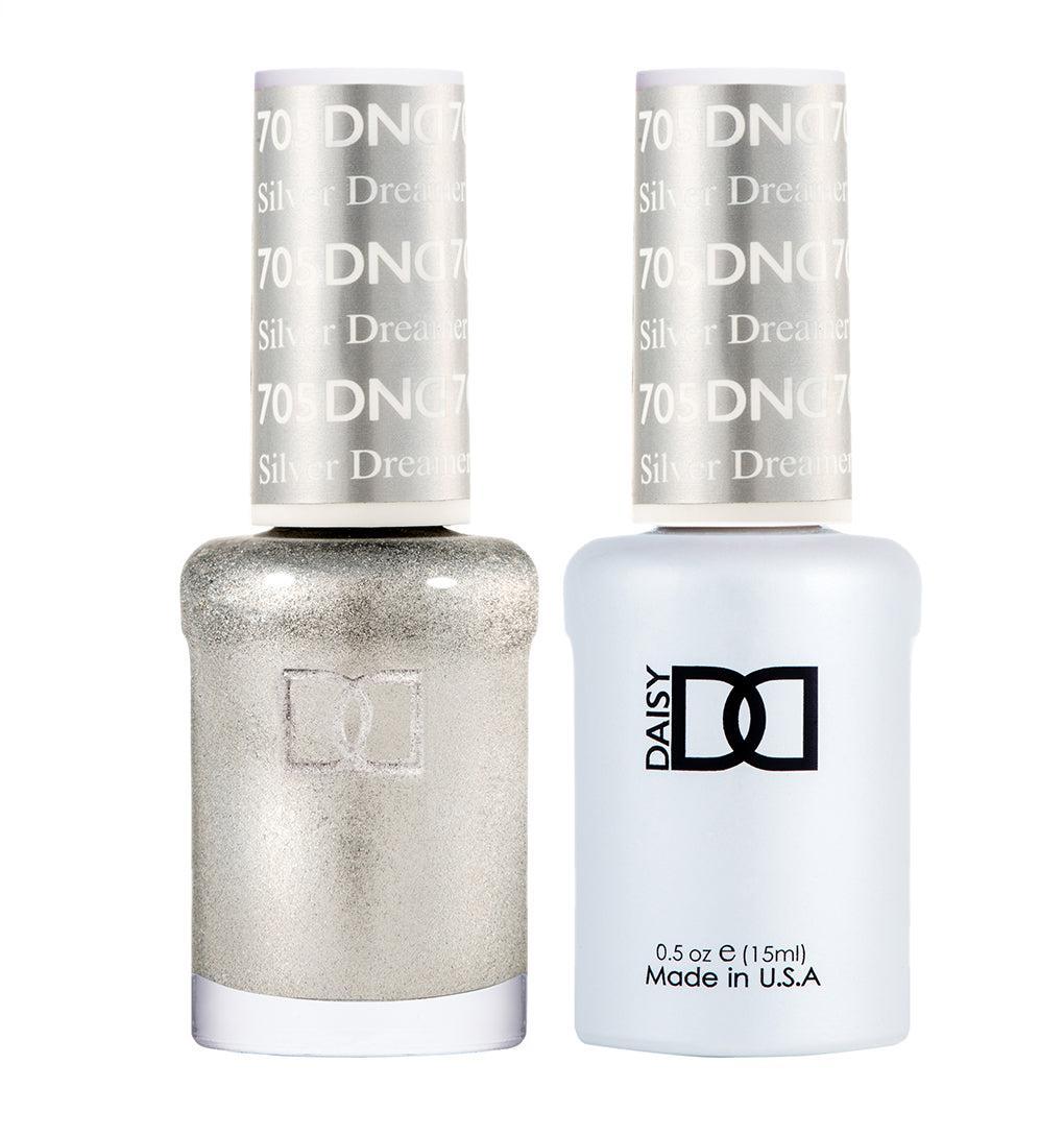 DND DC Gel & Lacquer Duo Silver Dreamer #705