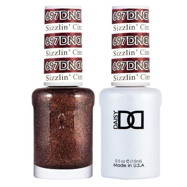 DND DC Gel & Lacquer Duo Sizzlin Cinnamon #697