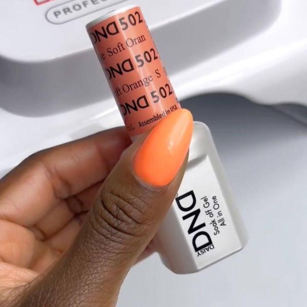 DND DC Gel & Lacquer Duo Soft Orange #502