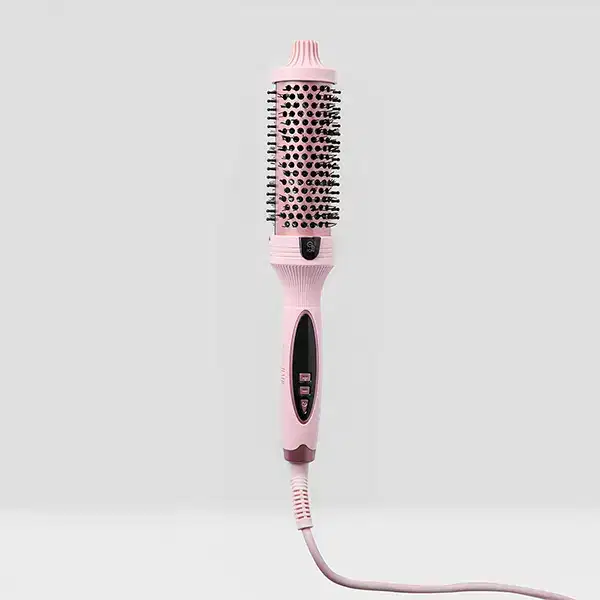 Beauty Creations Hair Thermal Digital Heating Brsuh Pink With Rose Gold