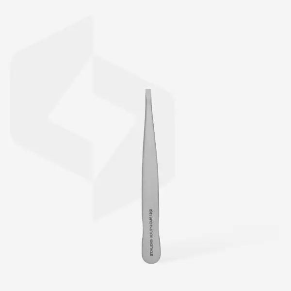 STALEKS Pro Expert 10 Type 2 Eyebrow Tweezers Wide Recommended For Correction of Thick, Wide Eyebrows
