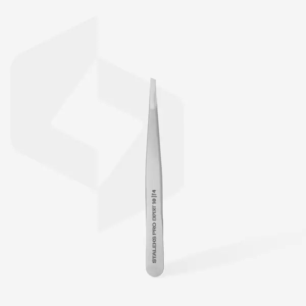 STALEKS Pro Expert 10 Type 4 Eyebrow Tweezers Wide Recommended For Correction of Thick, Wide Eyebrows