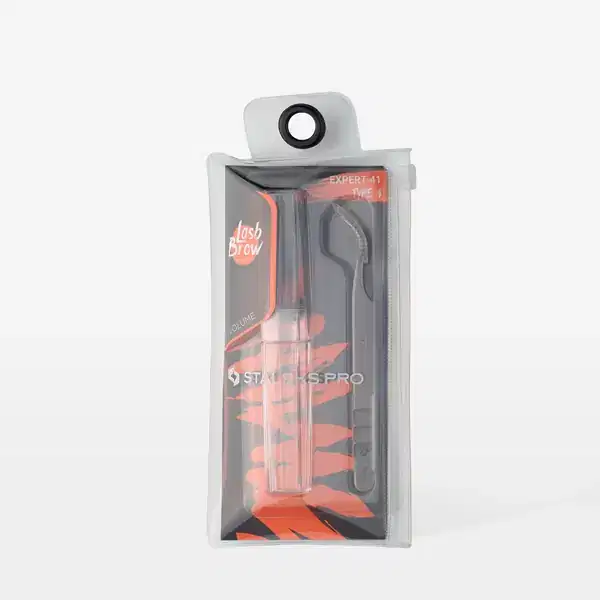 STALEKS Eyelash Tweezers Expert 41 Type 1 curved