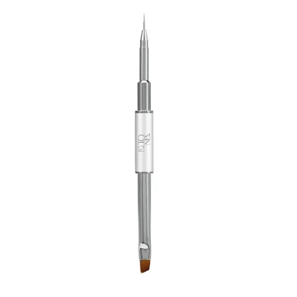 TONES Pro Twin Head Nylon Gel Brush #4 Slant & #00