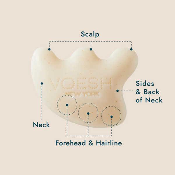 VOESH Gua Sha Shampoo Bar Restore & Relax 3.7 oz 105 grs