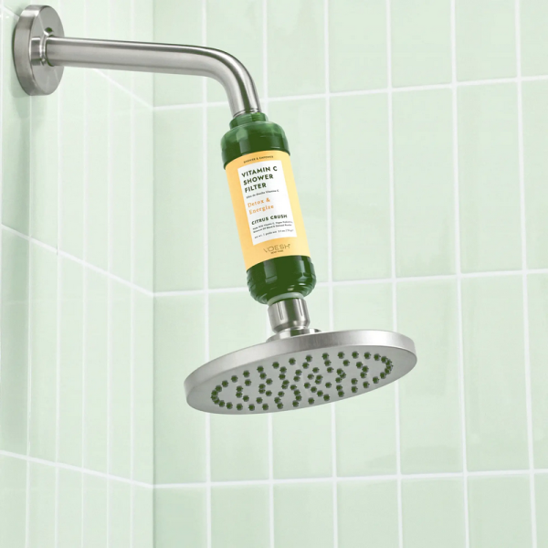 VOESH Citrus Crush. Detox & Energize. Shower & Empower Vitamin C Shower Filter For Scalp & Body.