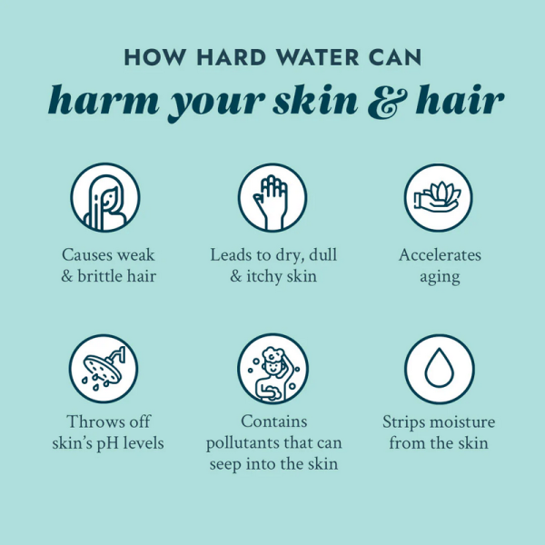 VOESH Citrus Crush. Detox & Energize. Shower & Empower Vitamin C Shower Filter For Scalp & Body.