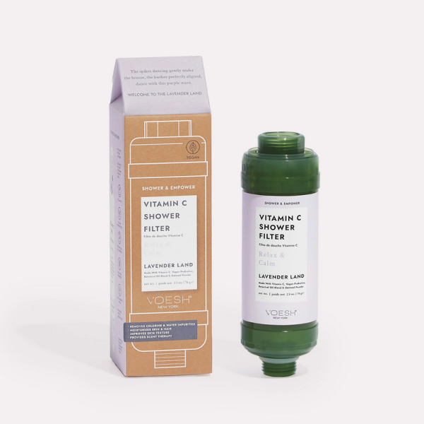 VOESH Lavender Land . Relax & Calm. Shower & Empower Vitamin C Shower Filter For Scalp & Body. 