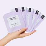 VOESH Pedi In A Box O2 Fizz 5 Step Lavender Vanilla With Organic Olive Oil, Niacinamide & Cica Extract