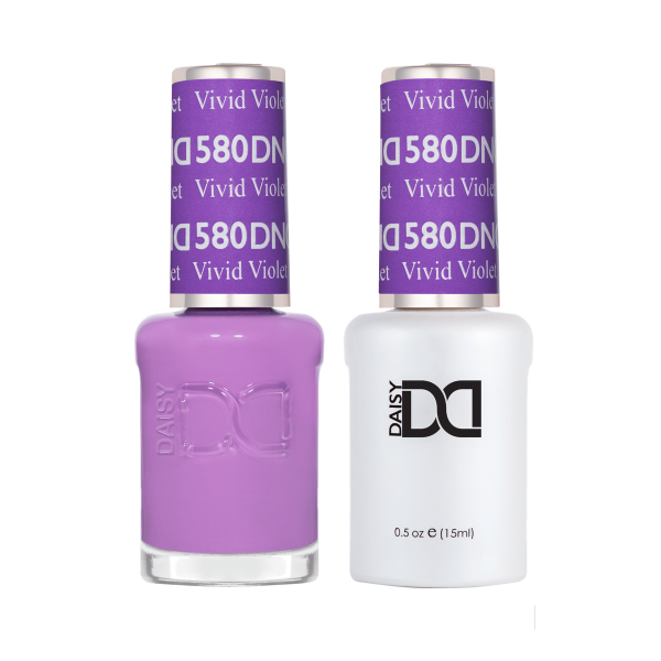 DND DC Gel & Lacquer Duo Vivid Violet #580