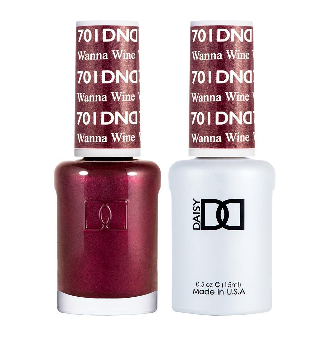 DND DC Gel & Lacquer Duo Wanna Wine #701